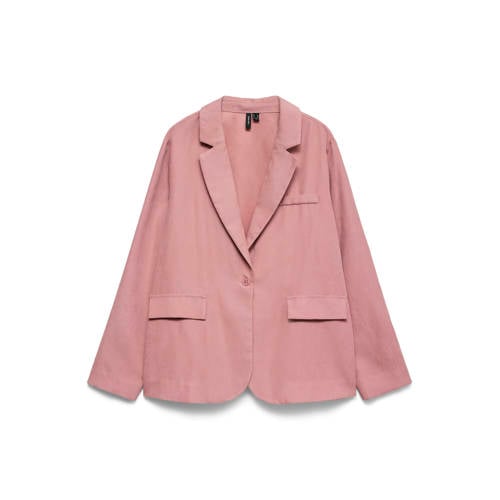 VERO MODA CURVE regular blazer roze afbeelding