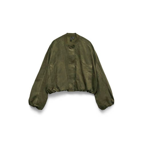 VERO MODA CURVE bomberjack groen afbeelding