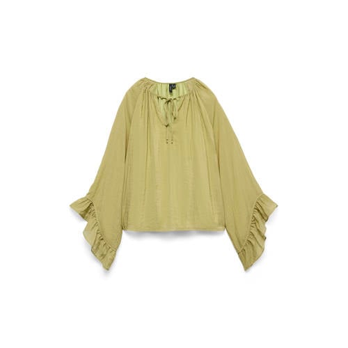 VERO MODA CURVE top lichtgroen afbeelding