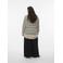 VERO MODA CURVE gestreepte trui ecru gebreid