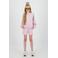 Raizzed sweater met backprint roze