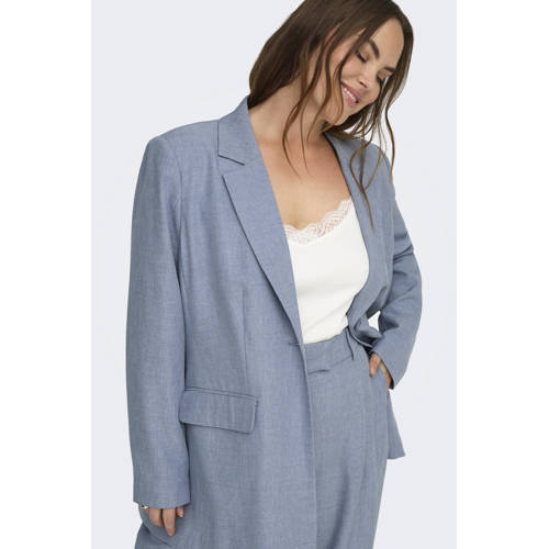 ONLY CARMAKOMA regular blazer blauw afbeelding