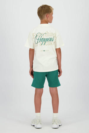 T-shirt met backprint wit
