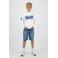 Raizzed regular waist short dark blue denim