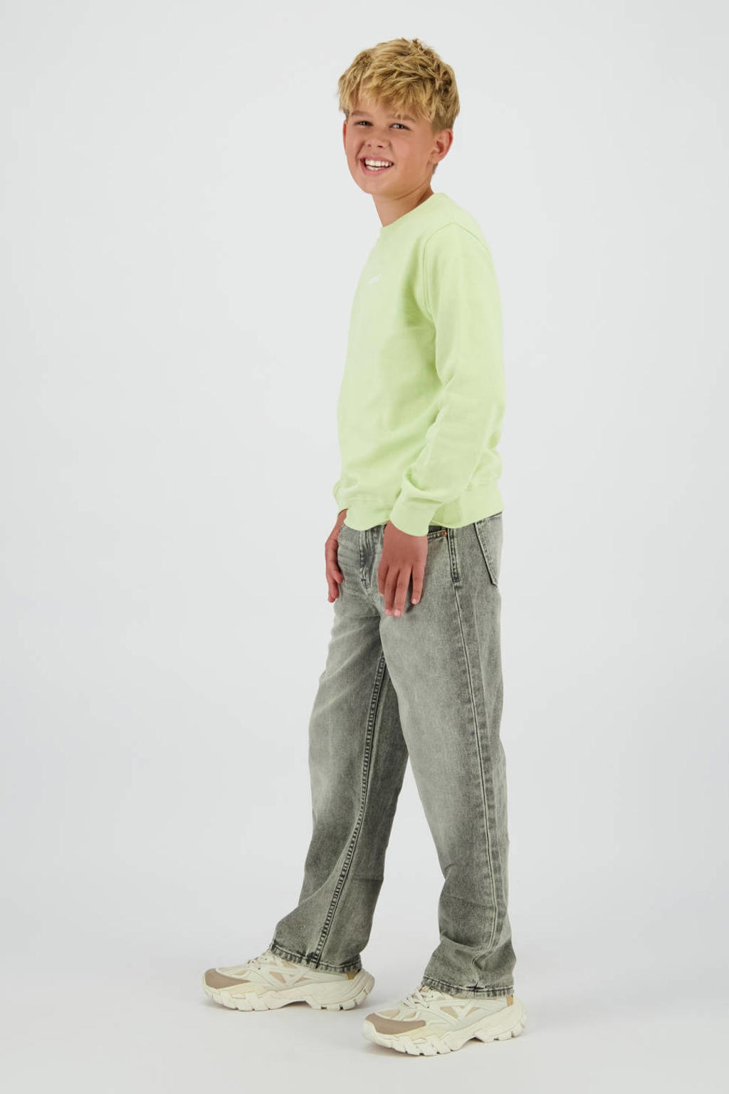 Raizzed sweater limegroen