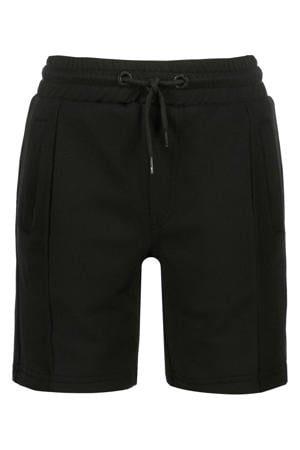 relaxed regular waist sweatshort zwart