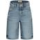 Raizzed regular waist short light blue denim