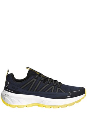 Wild Hike mesh outdoor schoenen Low donkerblauw/geel
