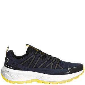 Wild Hike mesh outdoor schoenen Low donkerblauw/geel