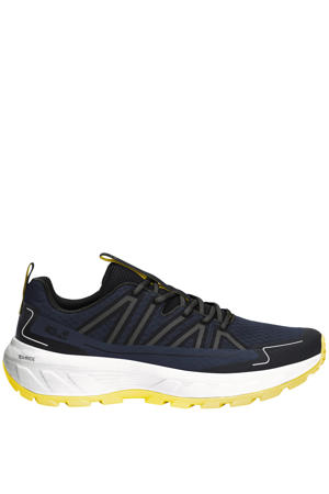 Wild Hike mesh outdoor schoenen Low donkerblauw/geel