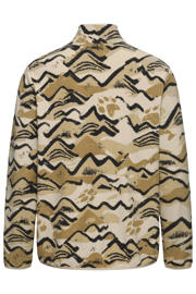 thumbnail: Jack Wolfskin fleece trui all over print beige