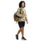 Jack Wolfskin fleece trui all over print beige