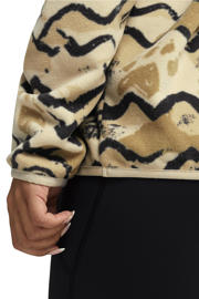 thumbnail: Jack Wolfskin fleece trui all over print beige