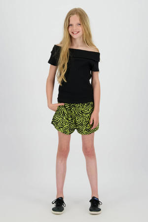 off shoulder top zwart