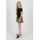 Raizzed off shoulder top zwart