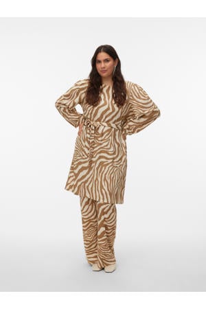 mini jurk bruin