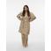 VERO MODA CURVE mini jurk bruin