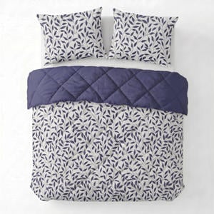 dekbed zonder overtrek met kussensloop Lazy - omkeerbaar design