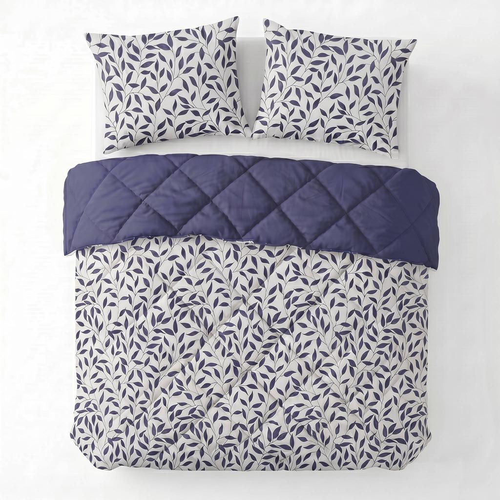 W dekbed zonder overtrek met kussensloop Lazy - omkeerbaar design