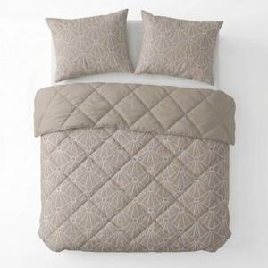 dekbed zonder overtrek met kussensloop Lazy - omkeerbaar design