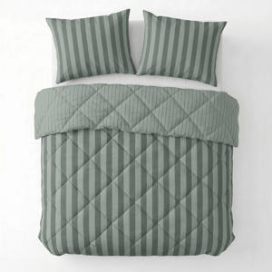 dekbed zonder overtrek met kussensloop Lazy - omkeerbaar design