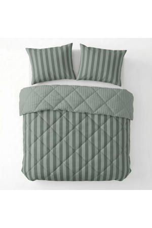 dekbed zonder overtrek met kussensloop Lazy - omkeerbaar design