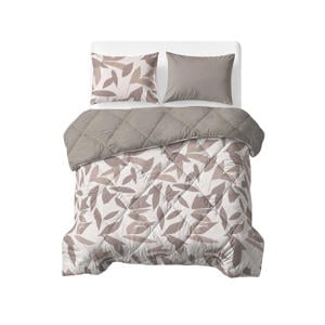 dekbed zonder overtrek met kussensloop Lazy - omkeerbaar design