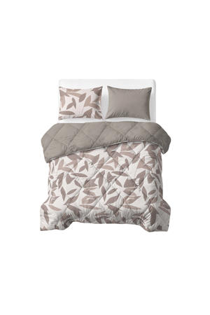 dekbed zonder overtrek met kussensloop Lazy - omkeerbaar design