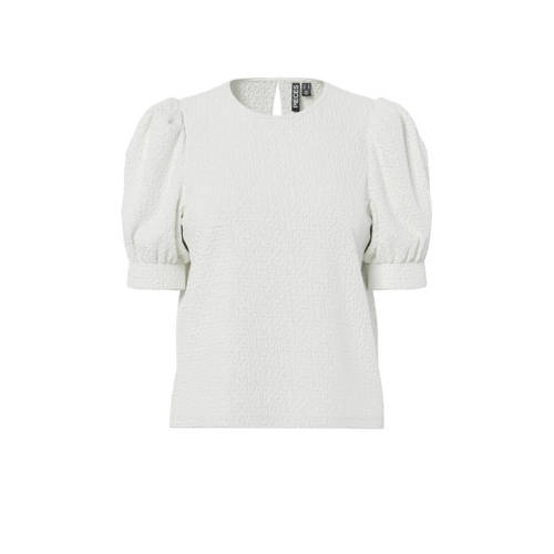 PIECES Curve top wit afbeelding
