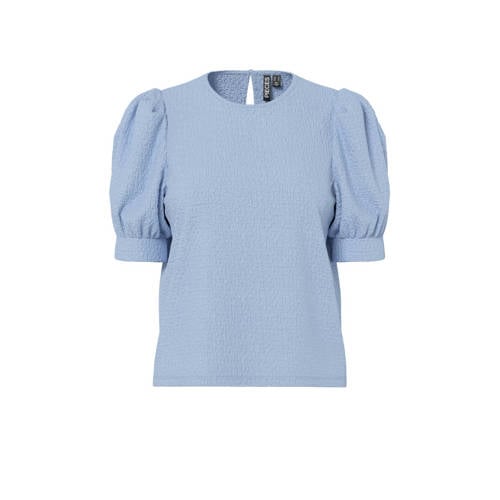 PIECES Curve top lichtblauw afbeelding