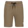 Raizzed relaxed regular waist casual short zand met textuur
