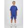 Raizzed relaxed regular waist sweatshort blauw