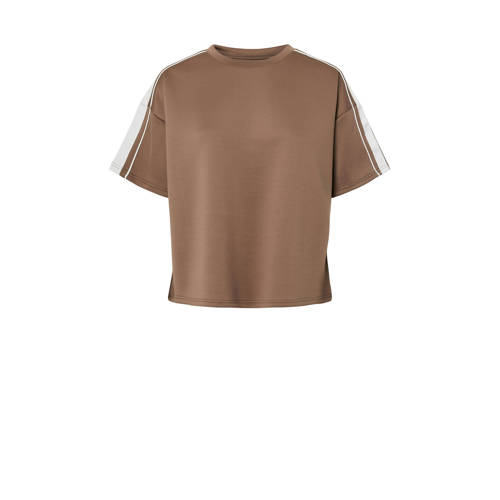 PIECES Curve top bruin afbeelding