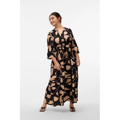 VERO MODA CURVE maxi jurk zwart afbeelding