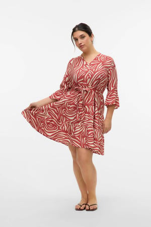 mini jurk rood