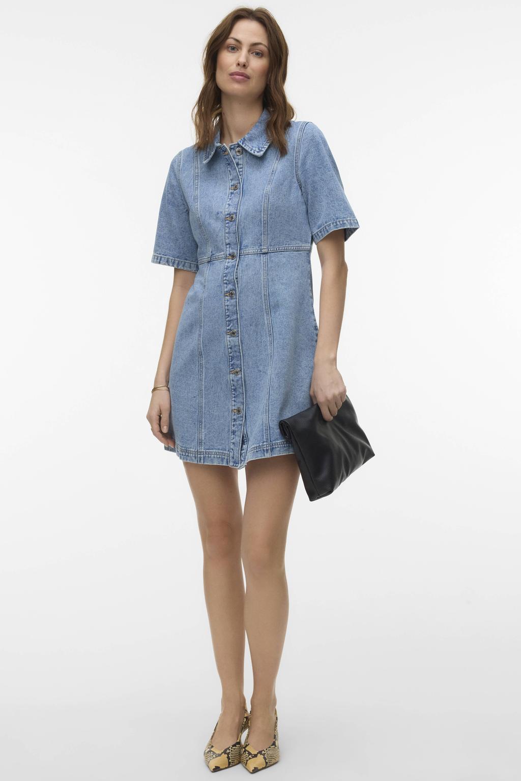 VERO MODA spijkerjurk light blue denim