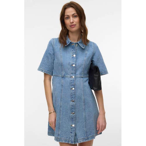 VERO MODA spijkerjurk light blue denim afbeelding