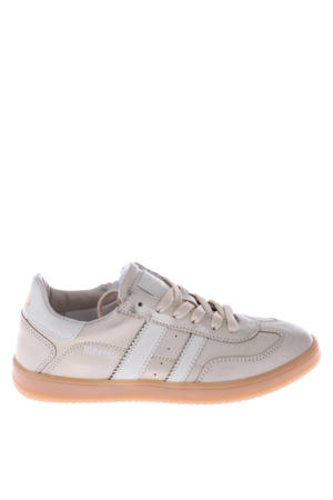 leren sneakers beige