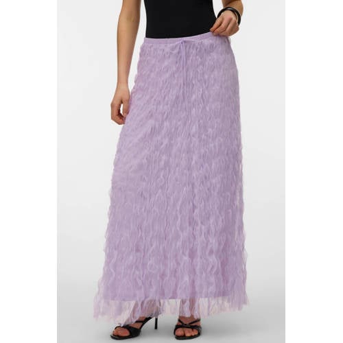 VERO MODA maxi rok lila afbeelding