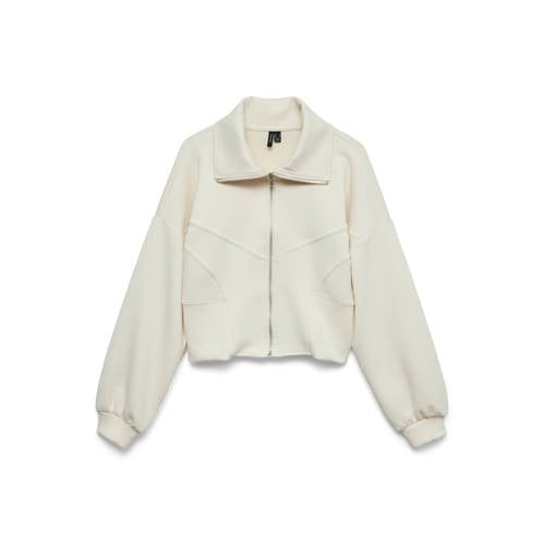 VERO MODA gebreid vest ecru afbeelding