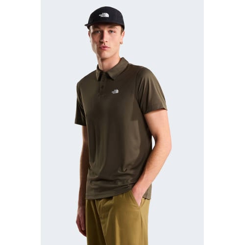 The North Face polo groen afbeelding