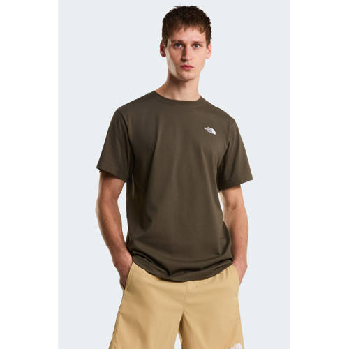 The North Face T-shirt Evolution Simple Dome taupe afbeelding