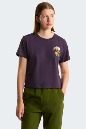 T-shirt Flora paars
