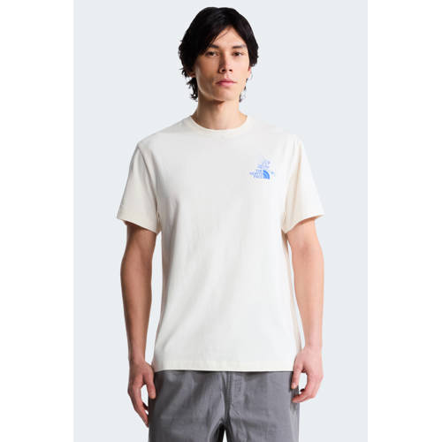 The North Face T-shirt Mountain Celebration wit afbeelding