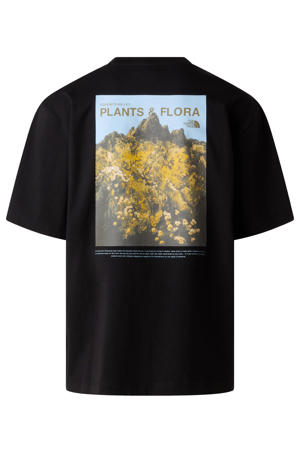 T-shirt Plant & Flora zwart