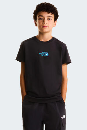 T-shirt Liquid Logo zwart