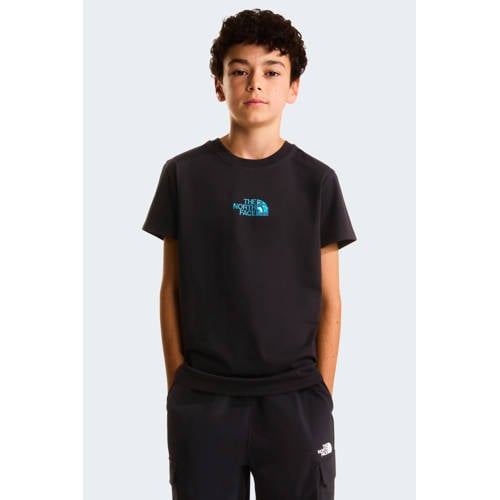 The North Face T-shirt Liquid Logo zwart afbeelding