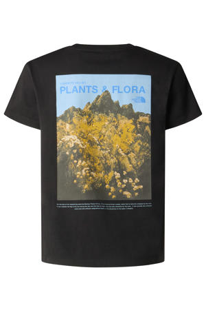 T-shirt Flora zwart