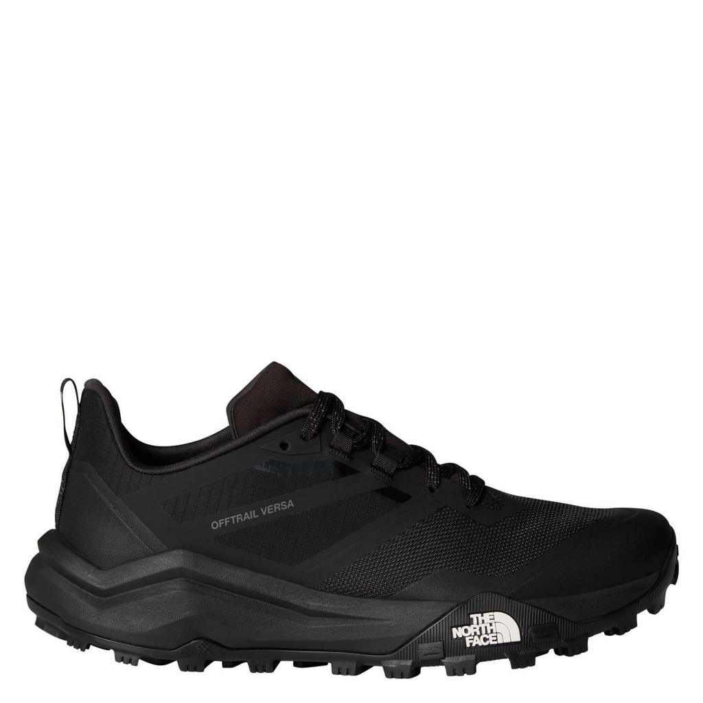 Zwarte heren The North Face Offtrail Versa wandelschoenen van ribstop mesh/voering: mesh/voetbed: eva met veters