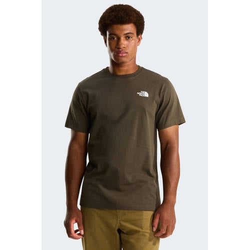 The North Face T-shirt taupe afbeelding